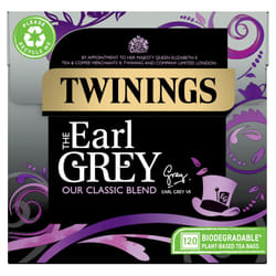 Earl Grey Full & Fragrant Earl Grey Tea Bags, Large Pack, 120 Biodegradable Tea Bags