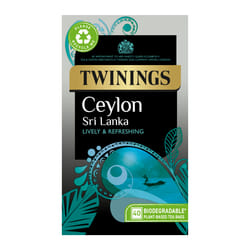 TWININGS Ceylon (Sri Lanka) Teabags 40's (Pack of 4)