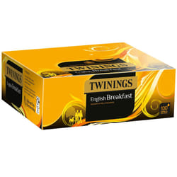 Twinings English Breakfast String & Tag Tea Bags - 6x100