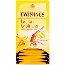 Twinings Lemon & Ginger Enveloped Tea Bags - 12x20