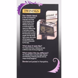Twinings The Earl Grey 50 Tea Bags (Pack of 4, total 200 Tea Bags)