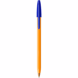 BIC Orange Original Fine Ballpoint Pens Fine Point (0.8 mm) - Blue  Bo