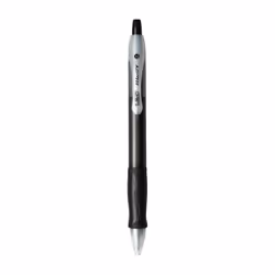 BIC Velocity Retractable Ballpoint Pen  Medium Point (1.0mm)  Black  12-Count