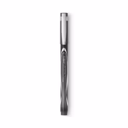 Intensity Porous Point Pen, Stick, Fine 0.5 mm, Black Ink, Black Barrel, Dozen