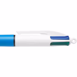 BIC 4-Color Mini Ballpoint Pen  Medium Point (1.0mm)  Assorted Inks  2-Count