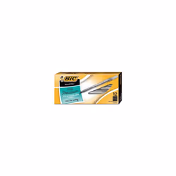 BIC Round Stic Xtra Precision Ballpoint Pen  Fine Point (0.8mm)  Black  12-Count