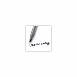BIC Round Stic Xtra Precision Ballpoint Pen  Fine Point (0.8mm)  Black  12-Count