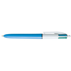 BIC 4 Colours Black, Blue, Green, Red Clip-on retractable ballpoint pen Medium 1 pc(s)