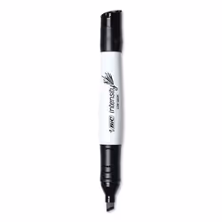BIC Intensity Black Low Odor Dry Erase Markers  Chisel Tip  12-Count Pack of Erasable Markers With Low-Odor Ink for a Pleasant Writing Experience