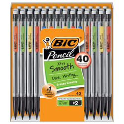 BIC Xtra-Smooth Mechanical Pencil (MPP40MJ)  Medium Point (0.7mm)  Perfect for the Classroom and Test Time  40-Count