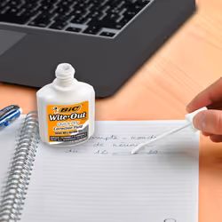 BIC Wite-Out Quick Dry Correction Fluid - 2 pack - white color writeout - white-out