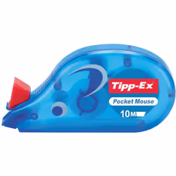 Tipp-Ex Pocket Mouse Correction Tapes â Pack of 2- Easy To Use - Extra Tear-Resistant - 10 m, White Colour
