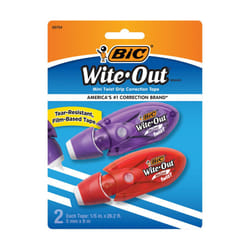 BIC Wite-Out Brand EZ Correct Correction Tape  White  2-Count