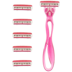 BIC Click 3 Soleil Women's Disposable Razors  3 Blades With a Moisture Strip For a Smoother Shave  12 Piece Razor Set