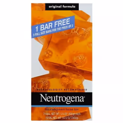 Neutrogena Transparent Facial Bar Bonus Pack  Original Formula - 3 ea