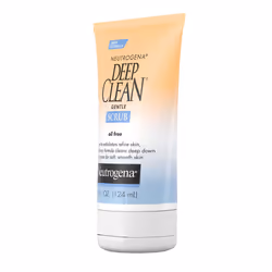 Neutrogena Deep Clean Gentle Daily Facial Scrub, Oil-Free Cleanser, 4.2 fl. Oz