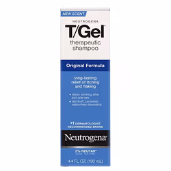 Neutrogena T/Gel Therapeutic Shampoo, 130ml, 130 ml, Shampoo, Unisex, Anti-dandruff, Anti-itching, Bottle, Water, Sodium Laur ...