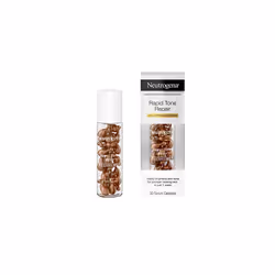 Neutrogena Rapid Tone Repair Brightening 20% Vitamin C Serum Capsules, Antioxidant Serum To Brighten Look of Dark Spots & Even Skin Tone, Oil-Free, 30