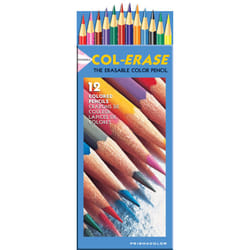 Prismacolor Col-Erase Erasable Colored Pencils 12/Pkg-