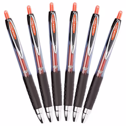 Uni-Ball Signo Gel 207 Rollerball Pens  0.7mm  Medium Point  6-Count (