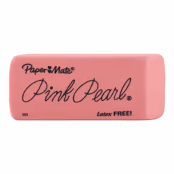 Paper Mate Pink Pearl Eraser Large 1 Count