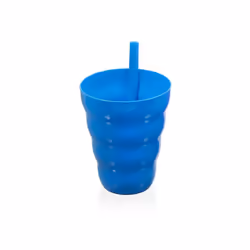 Sip - a - cup  with Built-in Straw - Colors Vary - Qty:1