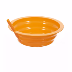 Sip-A-Bowl cereal Bowl with Built-in Straw - colors Vary - Qty:1 (green, Pink, or Blue)