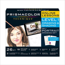 Prismacolor Technique  Portrait Drawing Set  Level 1  Art Supplies & Digital Art Lessons  26 Count  Perfect for Beginner Artists and Profess