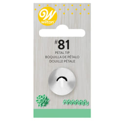 Wilton Standard #81 Petal Piping Tip