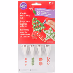 Wilton 12-Piece Christmas Cookie Decorating Set