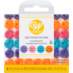 Wilton Neon Food Coloring Gel Icing Color Set, 4-Count