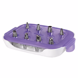 Wilton Piping Tip Set for Cake & Cupcake Decorating 9-Piece with Carrying Case