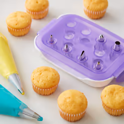 Wilton Piping Tip Set for Cake & Cupcake Decorating  9-Piece with Carrying Case