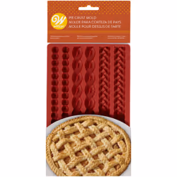 Wilton Silicone Pie Crust Mold, 6-Cavity