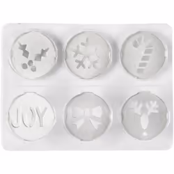 Wilton Holiday Cookie Press Disc Set, 6-Piece