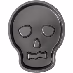Wilton Halloween Non-Stick Skull-Shaped Cake Pan, 9.5 x 12-Inch