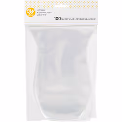 Wilton Clear Shaped Treat Bags, 100-Count