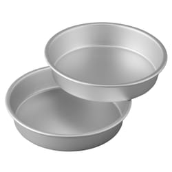 Wilton Aluminum Bakeware 9 Inch Round Cake Pan Set, 2 Count