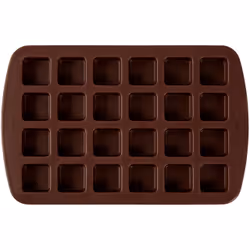 Wilton Brownie Bite Silicone Baking and Candy Mold, 24-Cavity