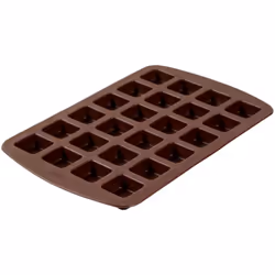 Wilton Brownie Bite Silicone Baking and Candy Mold, 24-Cavity
