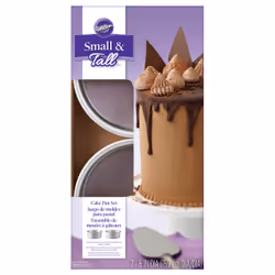 Wilton Small & Tall 2-Piece Aluminum Round Cake Pan Set, 6-Inch