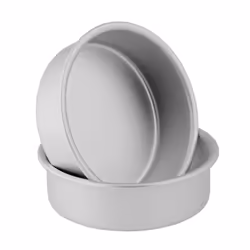 Wilton Small & Tall 2-Piece Aluminum Round Cake Pan Set, 6-Inch
