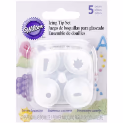 Wilton Icing TIP Flower Nail Set 5PC One size Multicolor