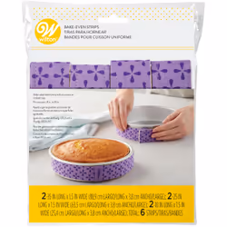 Wilton Bake-Even Cake Strips for Cake Pans, 6-Piece