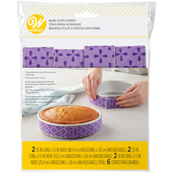 Wilton Bake-Even Cake Strips for Cake Pans, 6-Piece
