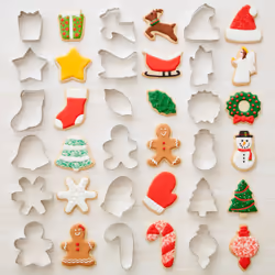 Wilton Christmas Cookie Cutters, 18-Piece Metal Set