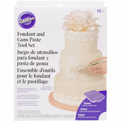 Wilton Fondant and Gum Paste Tools Set 10-Piece