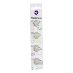 Wilton 4Piece Writing Tip Set