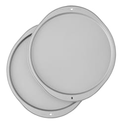 Wilton Recipe Right 12-Inch Pizza Pans  2-Piece Set  Steel