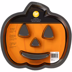 Wilton Halloween Non-Stick Pumpkin-Shaped Cake Pan, 11 x 10-Inch